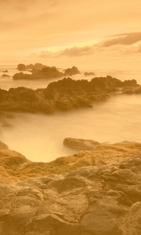 Острова в тумане обои