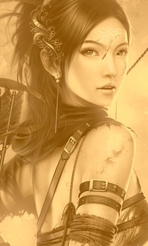 Лучница обои