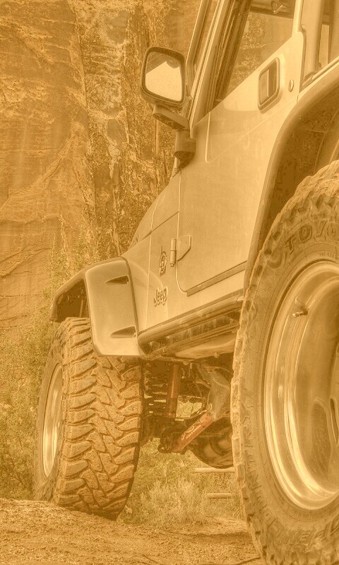 Jeep на бездорожье обои