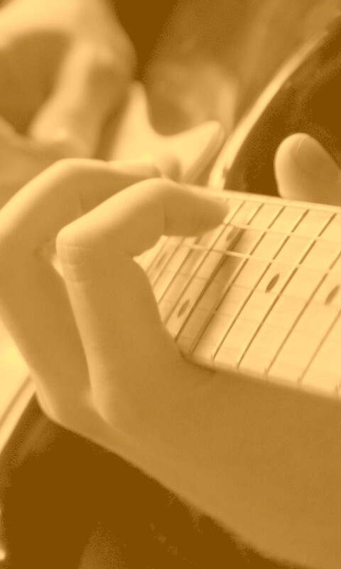 Игра на гитаре обои