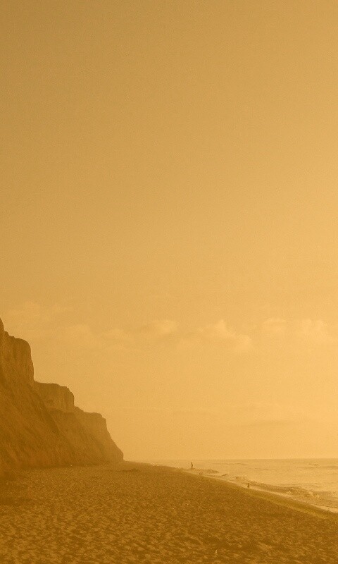 Уединенный пляж обои