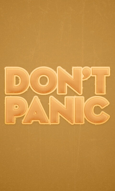 Не паникуй обои