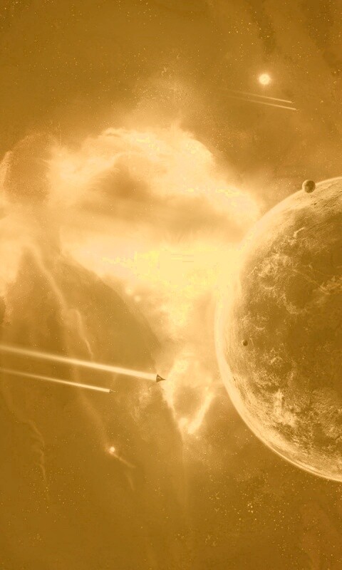 Живописный космос обои