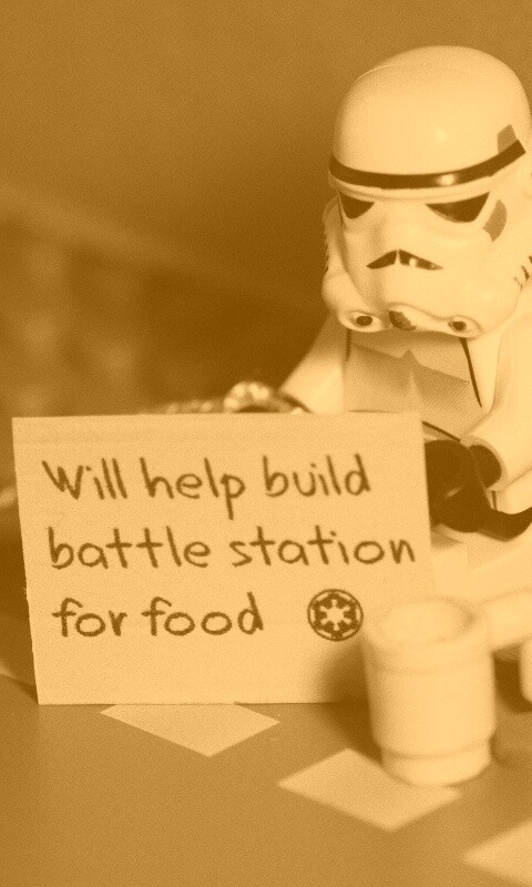 Помогу построить Звезду Смерти за еду обои