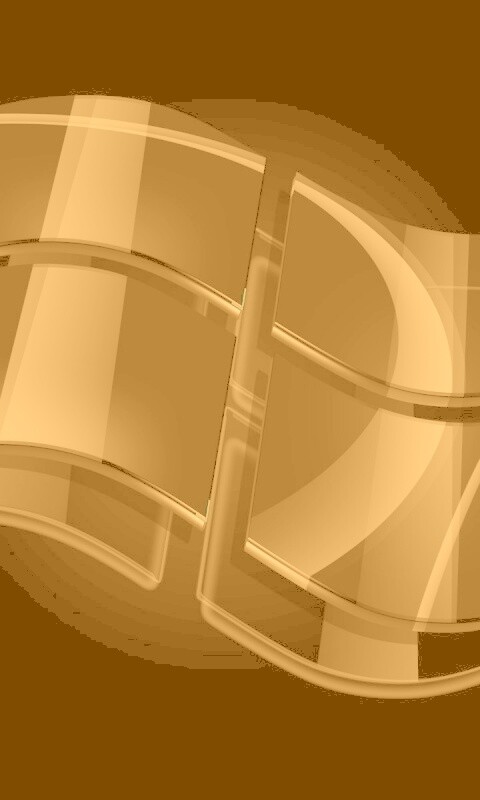 Стеклянный логотип Windows обои