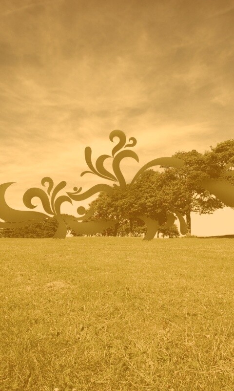 На равнине обои