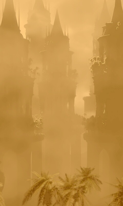 Заброшенные башни обои