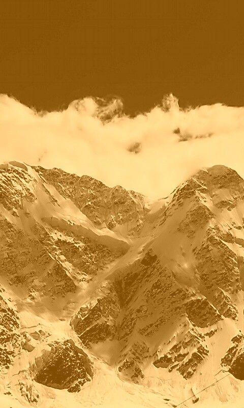 Снежные горы обои