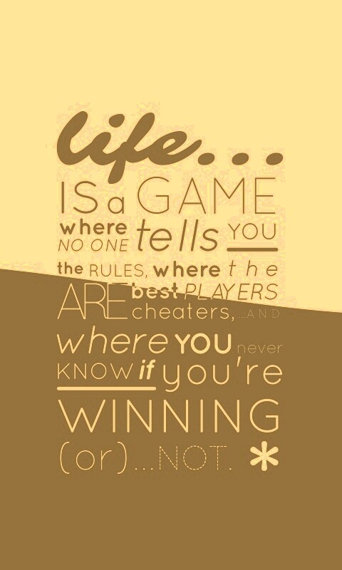 Жизнь - игра обои