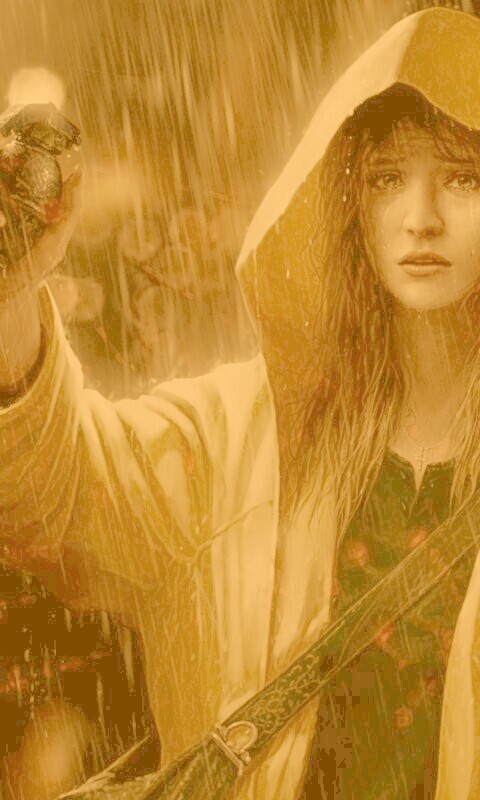 Девушка с гранатой обои