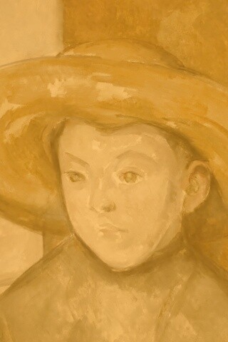 Мальчик в шляпе обои