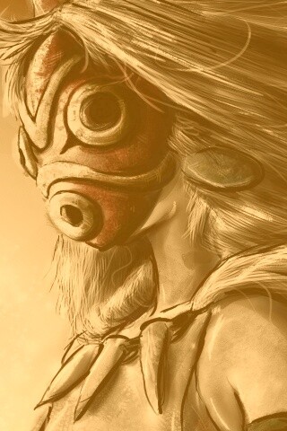 Страшная маска обои