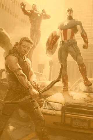 Арт к фильму Мстители обои