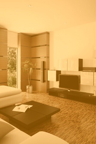 Дизайн гостиной обои