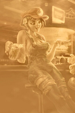 Девушка Марио обои