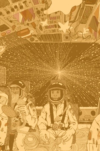 Упоротые космонавты обои