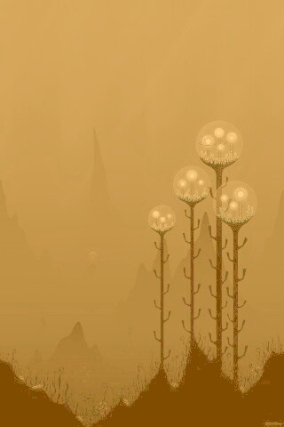 Мрачные горы обои