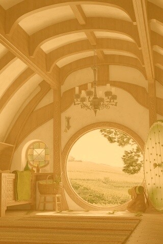 Дом хоббитов обои