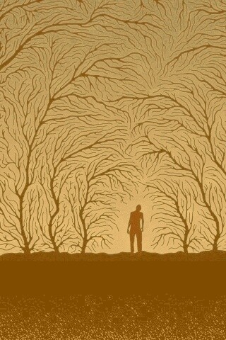 Смыкающиеся деревья обои