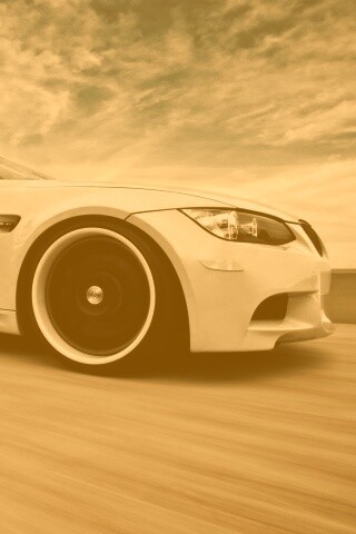 Белый БМВ обои