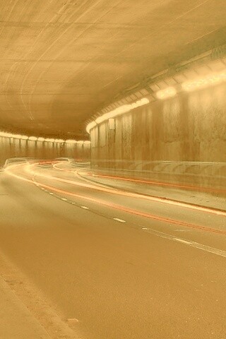 Огни в тоннеле обои