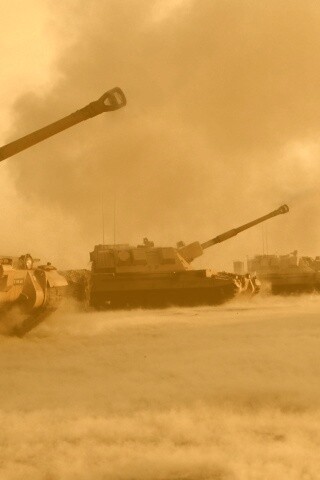 Британская самоходная артиллериская установка обои