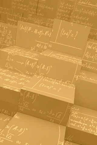 Черные кубы в уравнениях обои