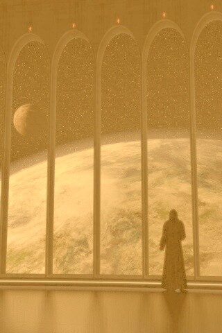 Вид на планету обои