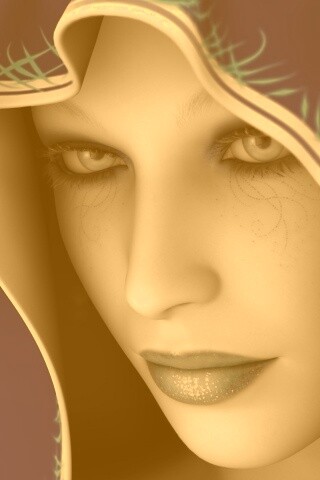 Магичка в капюшоне обои