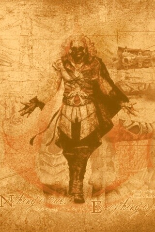 Гравюра Assasins Creed обои