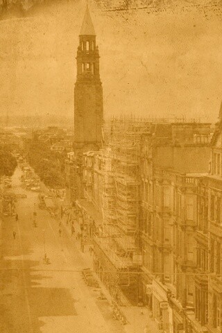 Старинное фото города обои