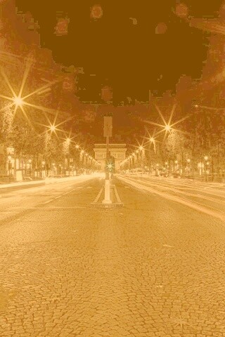 Ночной париж обои