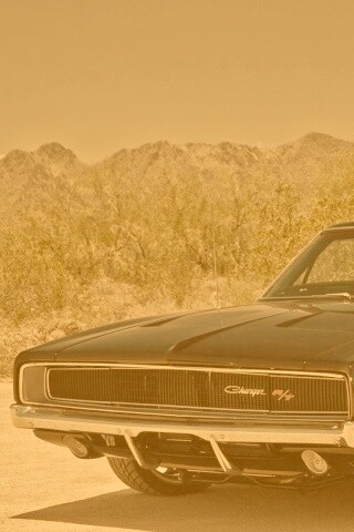 Черный Додж обои