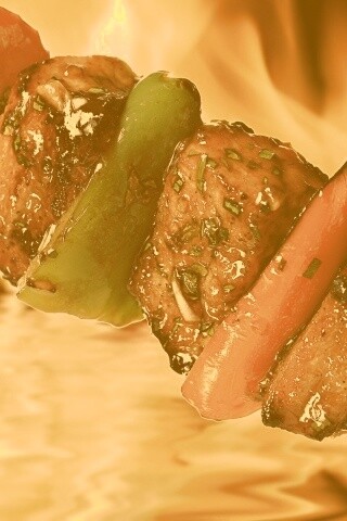 Сочный шашлычок обои