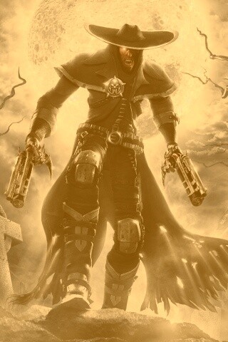 Мертвец с пистолетами обои