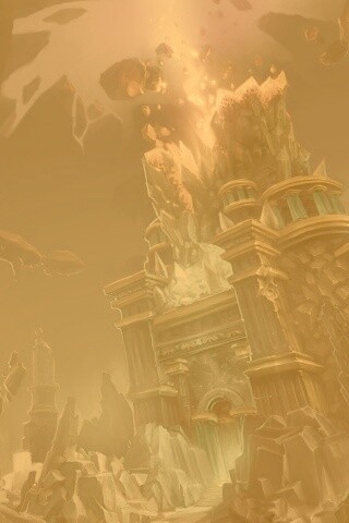 Вход в вулканический храм обои