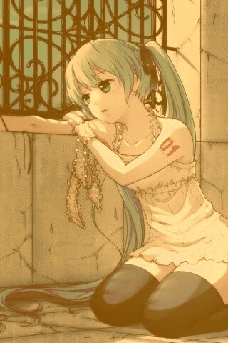 Девушка грустит обои