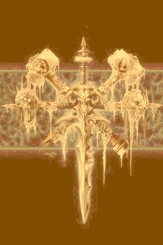 Логотип WarCraft Frothen Throne обои