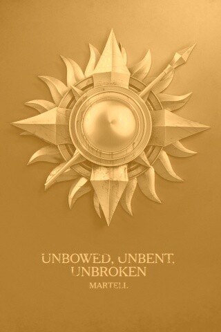 Металлический герб дома Мартелл обои