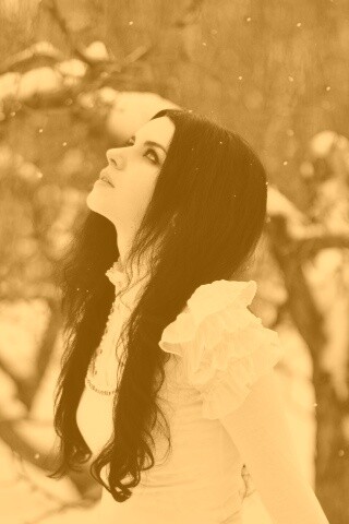 Белоснежная леди обои