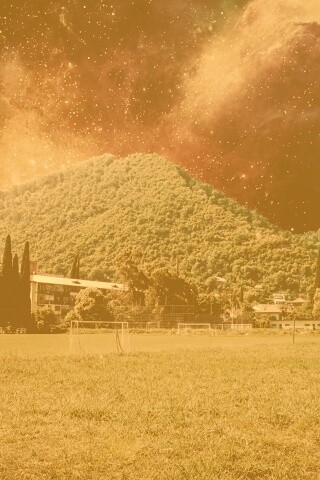 Под удивительным небом обои