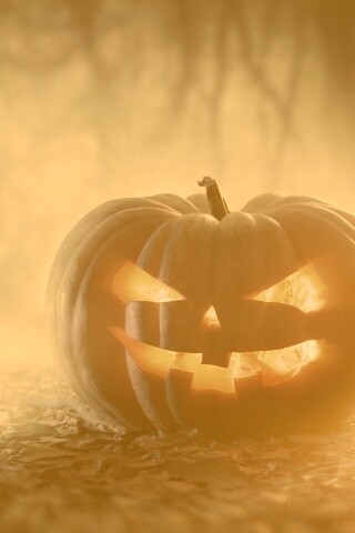 Хэллоуинская тыква обои
