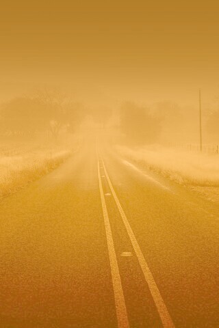 Туманная дорога обои