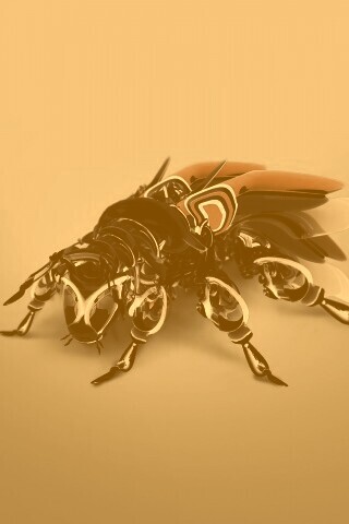 Кибер муха обои