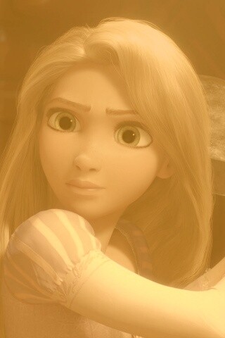 Рапунцель с сковородкой обои