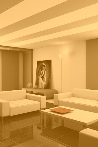 Белая гостинная обои