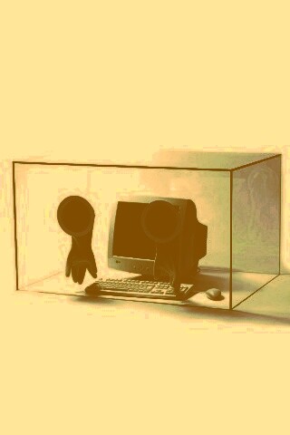 Зараженный компьютер обои