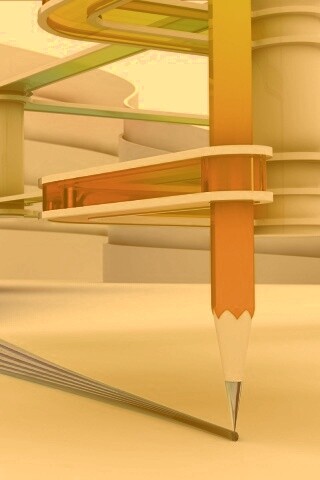 Фантазия карандаша обои