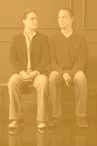 Шелдон Купер и Леонард Хофстедер обои