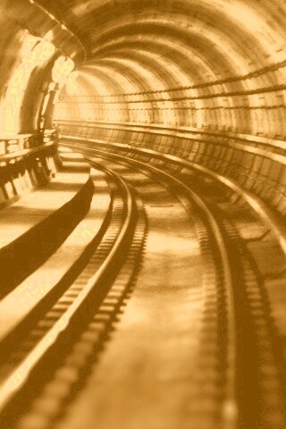 Тоннель метро обои